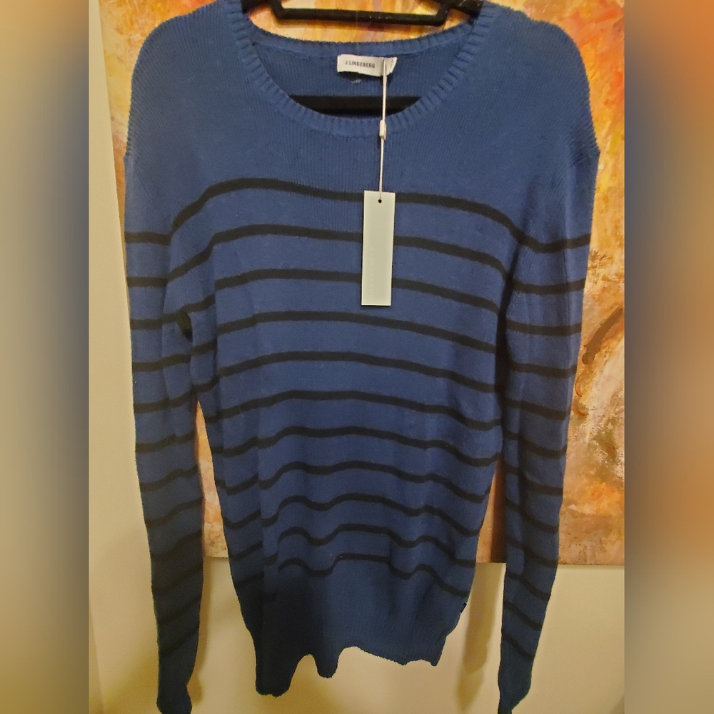 Sz L NWT J. Lindeberg men's sweater
